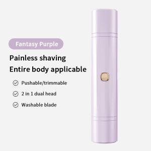 【New】Electric Epilator Double Head Electric Shaver Waterproof Portable Painless Women Bikini Trimmer Wanita
