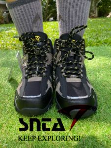 Sepatu Gunung Wanita Snta 611 Cokelat Orange Trekking/Hiking/Outdoor
