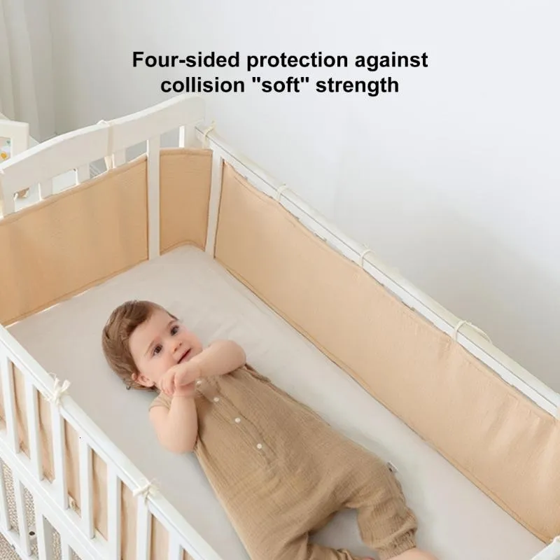 Set of 2pcs Dense Cotton Crib Edge Protectors Guard Shock
