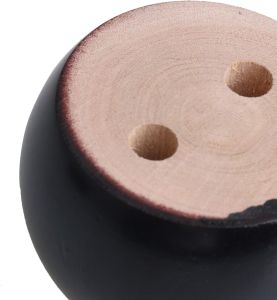 4 chiếc chân bàn ghế gỗ bạch đàn đen cao 40mm dùng cho ghế sofa tủ ghế dài