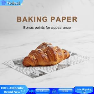 [Vodool Brand Center]500Pcs Basket Liners Food Picnic Paper Sheets 25x25cm Sandwich Wrapping Papers for Bread Sandwich Burger