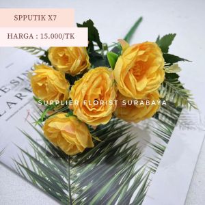 [1 TANGKAI 7 KEPALA] SPPUTIK X7 BUNGA PALSU PEONY PUTIK KECIL ARTIFICIAL FLOWER HOME DECORATION BUNGA HIAS RUANG TAMU DIY FLORIST BUKET BOUQUET BUNGA HANDBOUQUET BUNGA TANGAN PEMANIS FILLER BUNGA