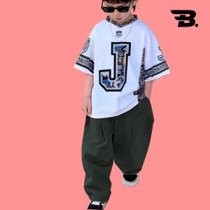 (Bisa COD) Jersey outfit style Boxy fit Lousina   Streetwear Oversize / vintage / Retro/ music/ nfl /Jersey vintage style Jersey ANAK