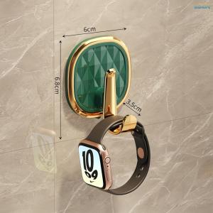 [SG Seller]Multi Color Luxury Wall Hook Strong Sticky Adhesive Hanger Drill-Free Waterproof Hook Home Organizer
