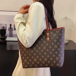 Tote Bag Fashion Checkerboard Large Capacity Shoulder Bag Crossbody Print