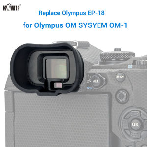 Kiwifotos Long Camera Eyecup for Olympus OM SYSYEM OM-1 Mark II Soft Silicone Viewfinder Eyepiece Eye Rubber Replace EP-18