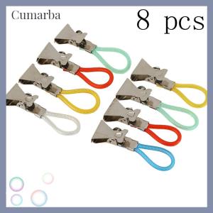 [Cumarba] 8 pcs Towel Clips Towels Hanger Tea Towel Towel Hook