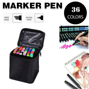 Marker Pen Set Double Tip Oily Alcohol Sketch Art Comic Animation Design Color Art Supplies School Office Supplies