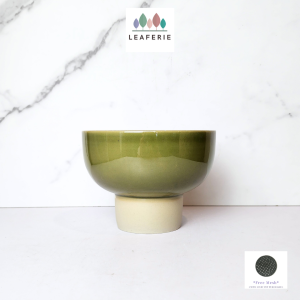 The Leaferie Olive Flowerpot . flowerpots . flower pot . plant pots . planter . planters . Ceramic
