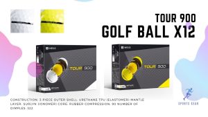 INESIS กอล์ฟ ลูกกอล์ฟ Golf Ball TOUR 900 X12 ( Golf ball TOUR 900 X12 ) ลูกกอล์ฟใหม่ golfball ไม้กอล์ฟ ลูกกอล์ฟสี