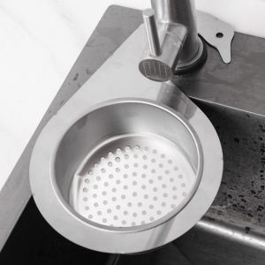 Khay Lọc Rác Bồn Rửa Chén Treo Vòi Hình Thiên Nga Dụng Cụ Lọc Rác Bằng Inox Chống Tắc Nghẽn Tiện Lợi Cho Nhà Bếp TIDO TI DO