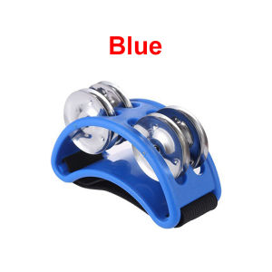 Foot Tambourine 2 Sets Metal Jingle Bells Cajon Drum Box Hand Foot Percussion Instrument 脚铃