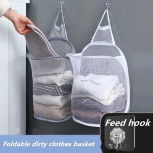 Wall Mounted Storage Solutions: Folding Basket & Hanging Organizer