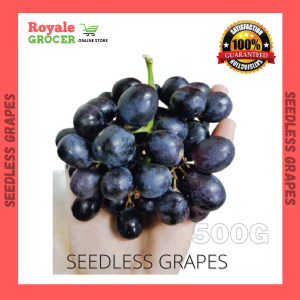 Royale Grocer Fresh Seedless Grapes Anggur Black/Red/Green 葡萄 500gram