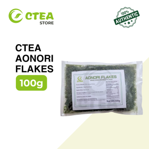 CTEA Aonori Flakes 100g ( Dried Green Seaweed Flakes ) / Japan Aonori Seaweed Flakes / Nori Flakes