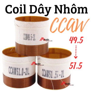 Coil loa 51.5 - 50.5 - 51.0 - 49.5 dây nhôm tròn  Giấy SPU cao cấp chuyên tiếng ca Dây Nhôm Tròn 8Ohm Cho Âm Thanh - Lazada
