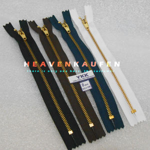 Resleting Zipper YKK Type Gigi Besi Panjang 20 cm Atau 8 inch Model Set Close - End Harga Per Biji