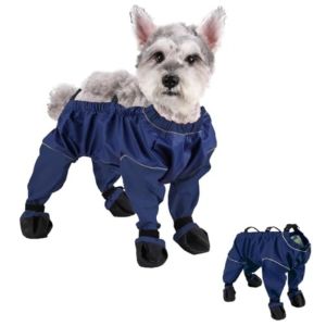 MAKERVY Waterproof Dogs Pants Shoes Suit Breathable Anti-Slip Pet Pants Durable Anti Dirty Dog Jumpsuit Outdoor Use