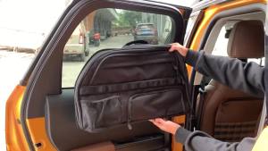 OnlyF U Car Rear Window Side Storage Bag Organizer for Ford Bronco Sport 2021 2022 2023 2024 2025 Up Interior Accssories Z4K2H