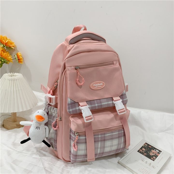 Cute & Funny Japanese Style Leopard Print Canvas Backpack With Soft & Sweet  Design For Girls And Students | SHEIN USA