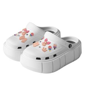 Lucky Cloud🚀จัดส่งจากไทย🚀รองเท้าถ้ํา รองเท้าแตะ รองเท้าชายหาดน่ารัก สวมรองเท้าลายการ์ตูนก้นมัฟฟิน