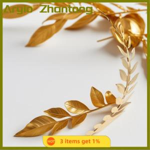 Aryio New Retro Gold Color Leaf Headband Headpiece Crown Tiara Headdress Goddess Greek Head Jewelry Bride Wedding Hair Accessories