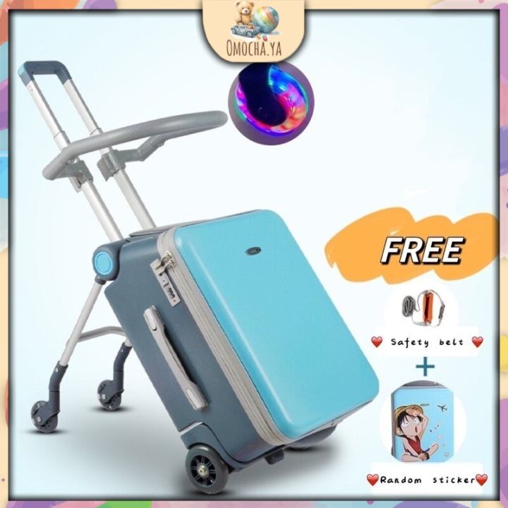 Children Stroller Luggage Lazy person luggage children can sit