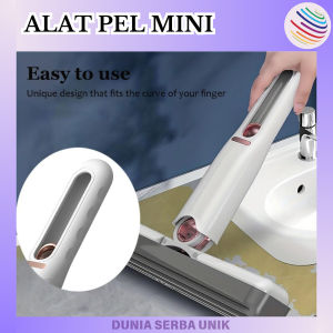 DSU Alat Pel Lipat MINI Mop Portable: Pembersih praktis dan serbaguna untuk dapur rumah dan mobil.