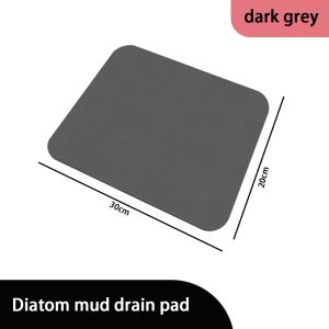 Soft Diatom Mud Absorbent Mat Bathroom Non-Slip Mat Toilet Door Quick Drying Foot Mat软硅藻泥吸水垫浴室防滑地垫速干