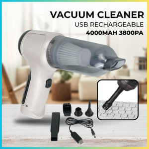 TERLARIS PENGIRIMAN CEPAT COD KROAK Vacuum Cleaner USB Rechargeable 4000mAh 3800Pa - HL-107/penyedot debu mobil wireless cas serbaguna multifungsi portable mini karper kasur tanpa kabel vakum/vacum cleaner mobil super kuat penyrdot debu canggih murah