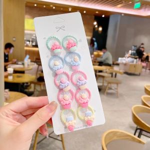 Ikat Rambut Korea Anak Perempuan Lucu Motif Bunga Buah Hewan Aksesoris Kunciran Rambut Kekinian