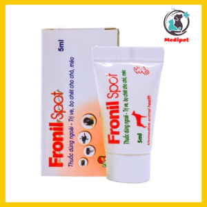 Fronil Spot tuýp 5ml nhỏ gáy diệt ve rận bọ chét cho chó lớn gà đá chim cảnh - Medipet