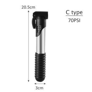 Tây Biking Bơm Xe Đạp Hợp Kim Nhỏ 160 PSI MTB Bơm Xe Đạp Schrader Và Phụ Kiện Xe Đạp Van Presta