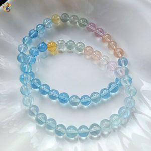 Collection Grade Ice Cream Colorful Morganite Bracelet
