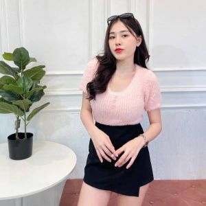 🌈 MesubShop 🌈เสื้อยืด คอยูเว้าลึก ผ้าขนนุ่มนิ่ม 📒 ผ้าไหมพรมขนมิ้ง ยืดตามตัว สาวอวบใส่ได้แน่นอนค่า ใส่ได้ทุกลุค รุ่น บางตา