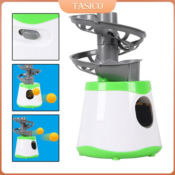 Tasico Battery Operated Mini Table Tennis Robot PingPong Ball Service