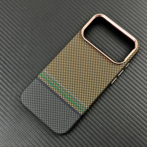 2026 New Plaid Mountain  Case for iPhone 15 16 17 Pro Max Magnets Charging Back Cover Camera Lens Protection Phone Shell