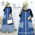 Farzia overall - overall wanita jeans - overall jeans wanita terbaru - overall terlaris - levis overall wanita - overall jumbo - COD. 