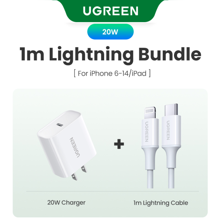 Ugreen Iphone X Usb C Charging UGREEN 20W PD Fast Type C Charger