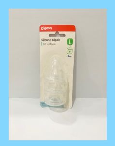 PIGEON Silicone Slim Neck Nipple Triple Pack (isi 3)