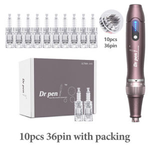Dr. Pen Ultima A10 Wireless with 12 Need-lesHead Electric MicroNeed-ling Pen Mesotherapy Automatic MicroNeed-ling SPA Model Skin Care Tool