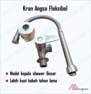Kran Angsa Dapur Fleksibel High Quality Keran Air Angsa Flexible 2 Mode Cuci Piring Angsa Keran Sink