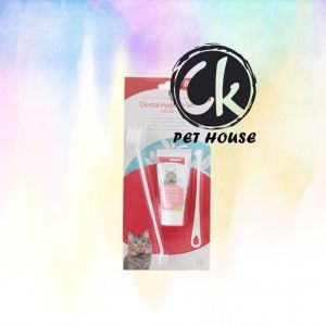 Bioline Dental Hygiene Set / Toothpaste & Toothbrush Kit for Cat 50G