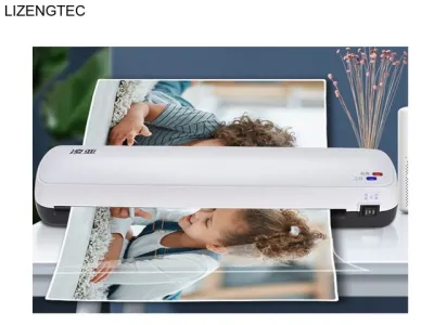 【Booming】 Lizengtec Roll Laminator Machine Professional Hot And Cold For A3 /a4 Paper Document Photo New Design