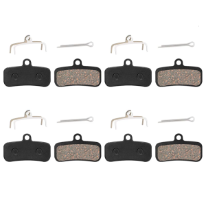 4Pair SemiMetallic Bikes Bicycles Disc Brake Pad Universals Mountain Bikes Brake Pad Cyclings Accessory Smooth Braking