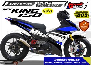 Sticker Decal Striping MX KING 150 New / Old Full Body Bebas Reques