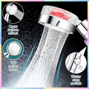 FAST DELIVERY ZENBEFE Kepala Shower Mandi Tekanan Tinggi Super Kencang Shower Head 360