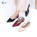 SEIS Delcy Sepatu Mules Heels Wanita | Slingback Hak 3 cm. 