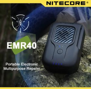 Nitecore เครื่องไล่ยุง EMR40 USB-C แบบพกพาชาร์จไฟได้ในตัวแบตเตอรี่165 ℃ สูงสุด10W แบตสำรองสำหรับเดินสุนัขตั้งแคมป์