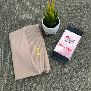 HIJAB BERGO HAMIDAH SIZE M LABEL AKRILIK BY DINDA HIJAB